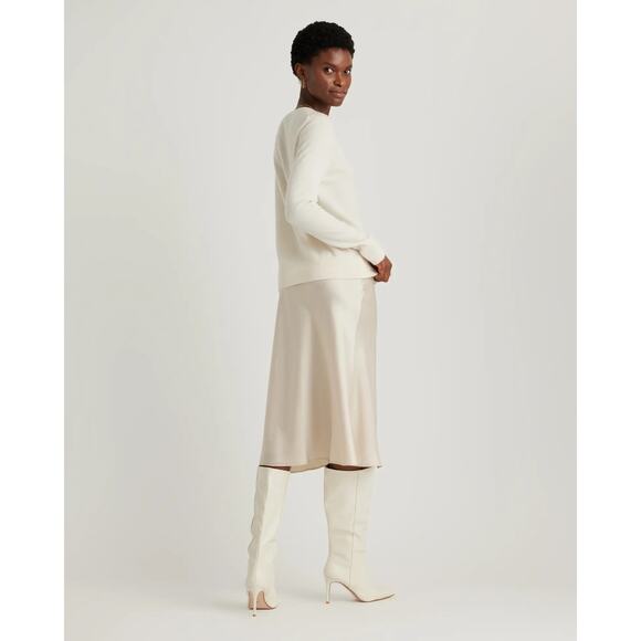 Quince Cream Mini Skirt - Picture 3 of 15